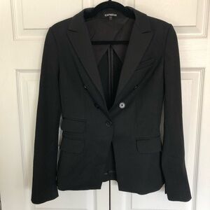 Black Express Blazer Size 2R